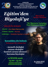 Eğitim'den Biyoloji'ye (Dr. Emin SEYFİ)