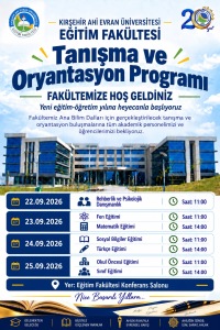 Tanışma ve Oryantasyon Programı
