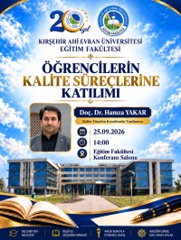 Öğrencilerin Kalite Süreçlerine Katılımı