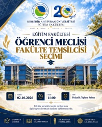 Öğrenci Meclisi Fakülte Temsilcisi Seçimi 